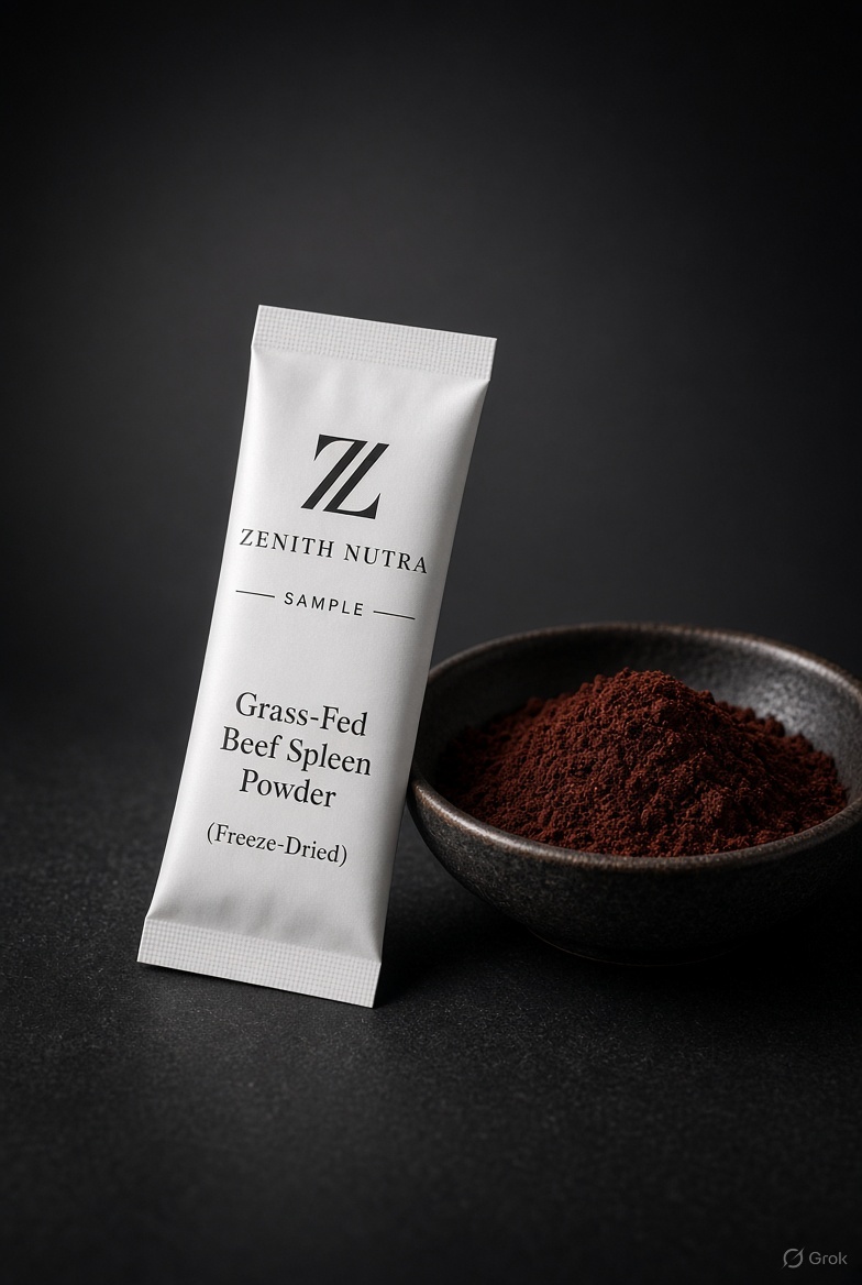 Grass-Fed Beef Spleen Powder (Freeze-Dried) sample sachet