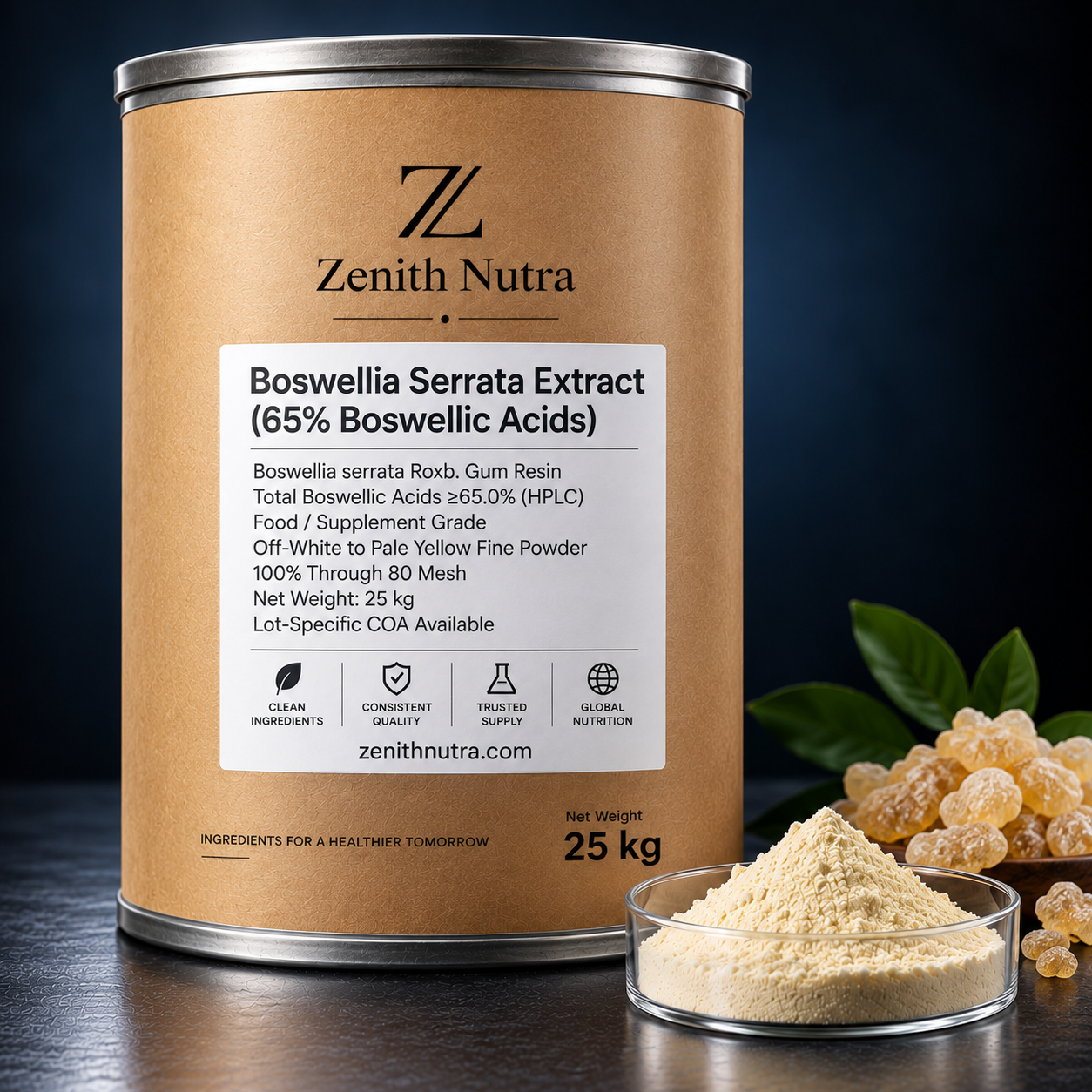 Boswellia Serrata Extract (65% Boswellic Acids) sample sachet