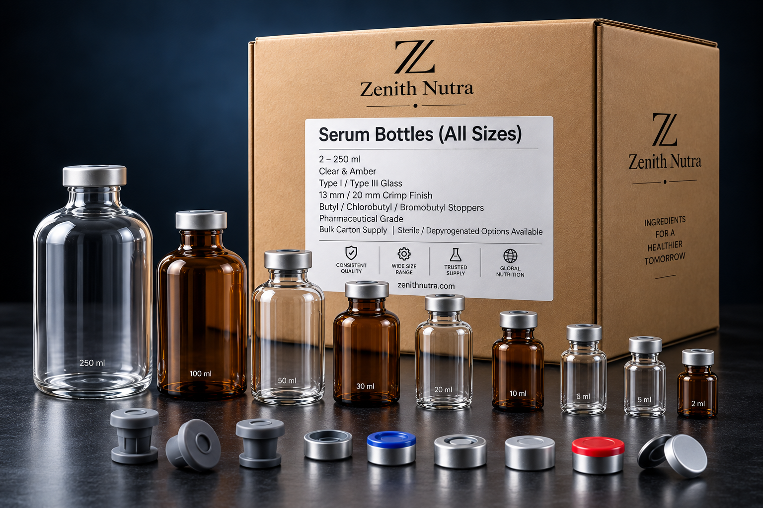 Serum Bottles (All Sizes) sample sachet