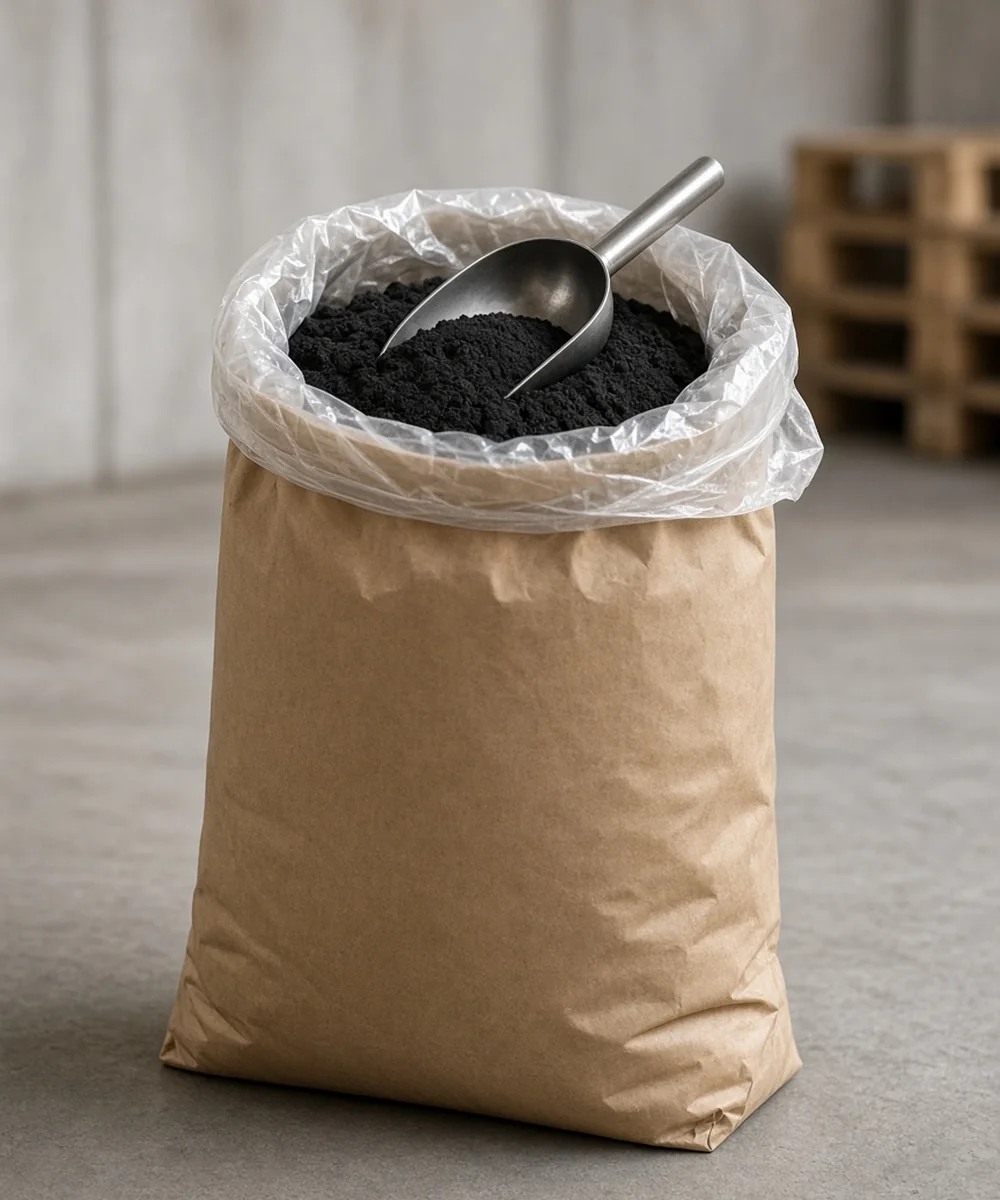 Hardwood Activated Charcoal Powder — bulk packaging