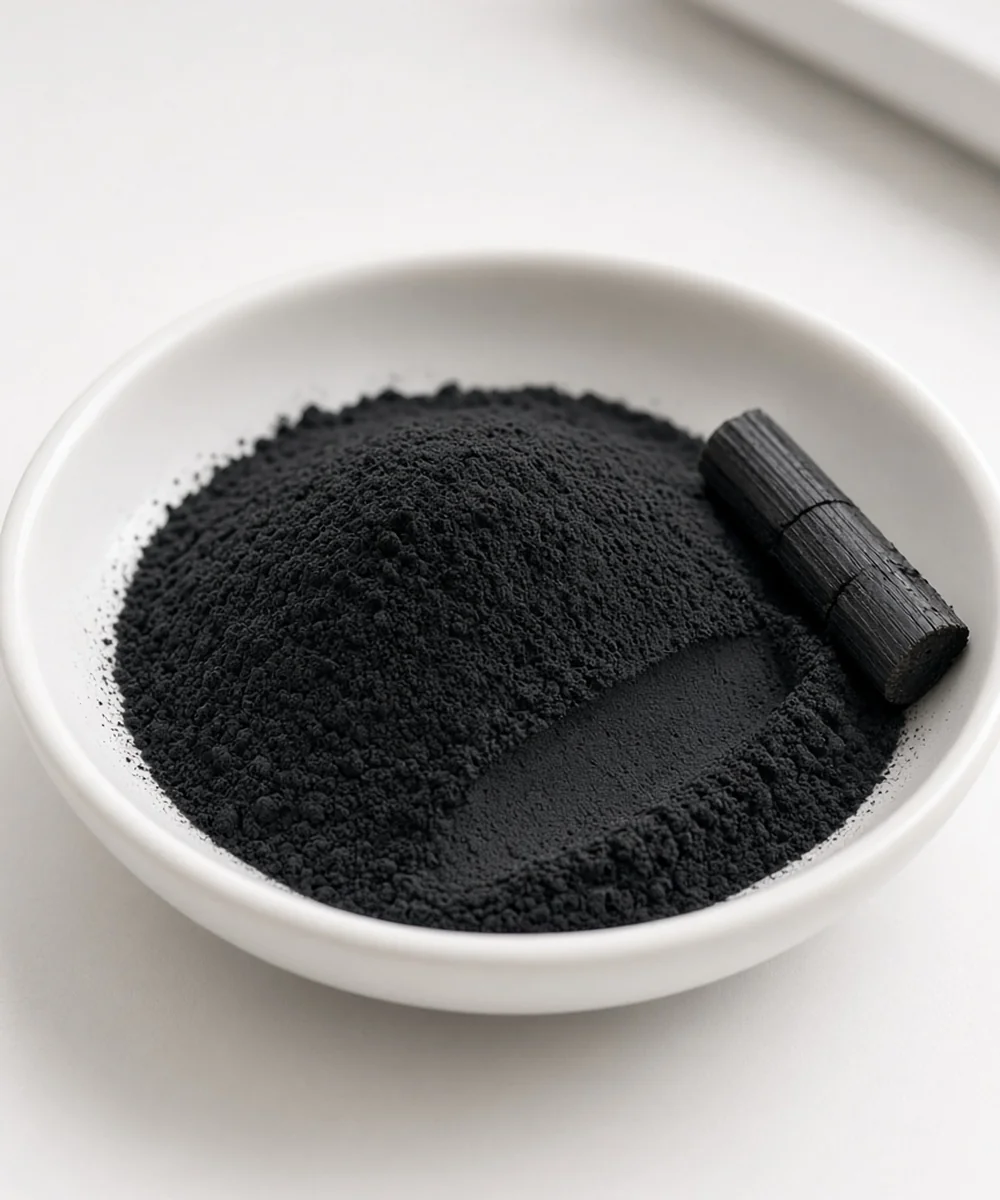 Bamboo Activated Charcoal Powder — close-up texture